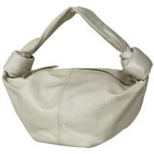 Bottega Veneta Double Knot Handbag Leather White